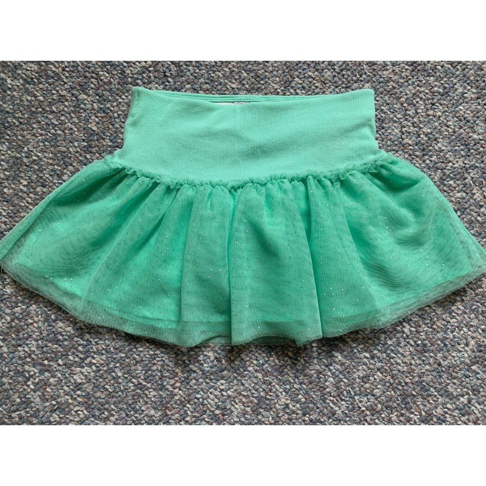 Justice Mint Green Sparkly Tutu Skort